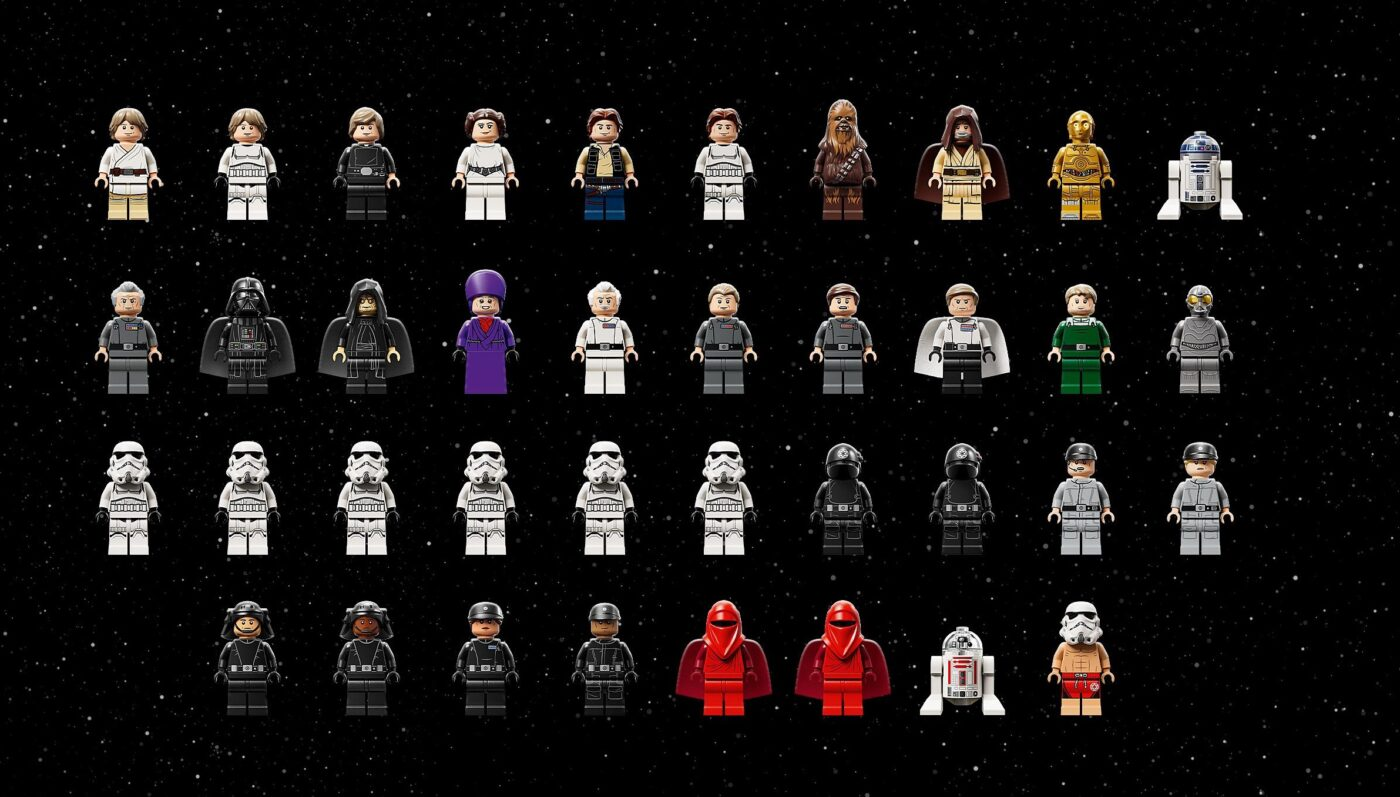 An Insane Minifigure Lineup for a Lego Set