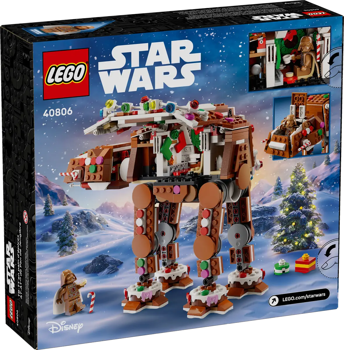 Gingerbread AT-AT Back Box Art