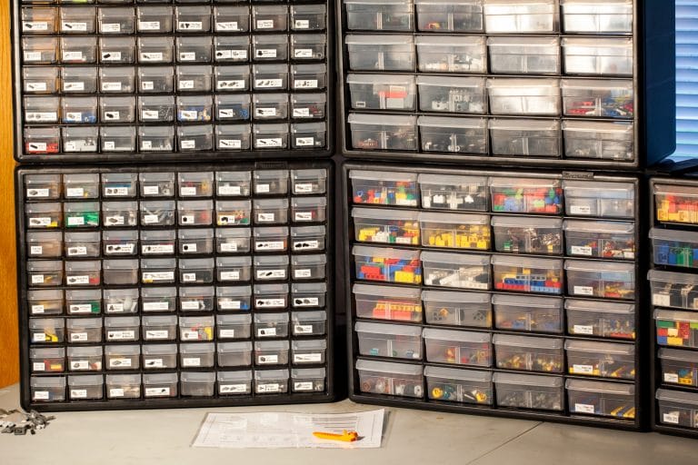 Akro-Mils Drawers to Organize Legos