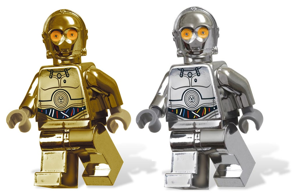 Chrome C-3PO From 2007 & Chrome Silver TC-14 From 2012